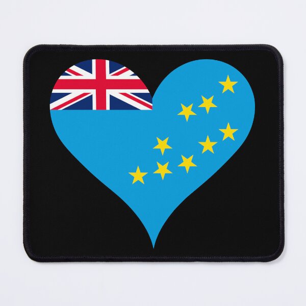 Item preview, Tuvalu Heart Flag designed and sold by NTGUILTY.