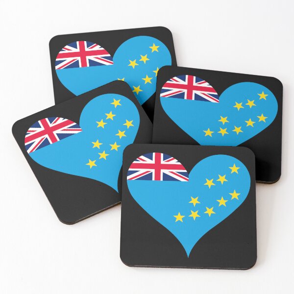 Item preview, Tuvalu Heart Flag designed and sold by NTGUILTY.