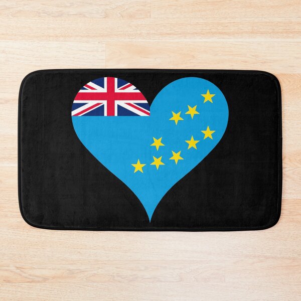 Item preview, Tuvalu Heart Flag designed and sold by NTGUILTY.