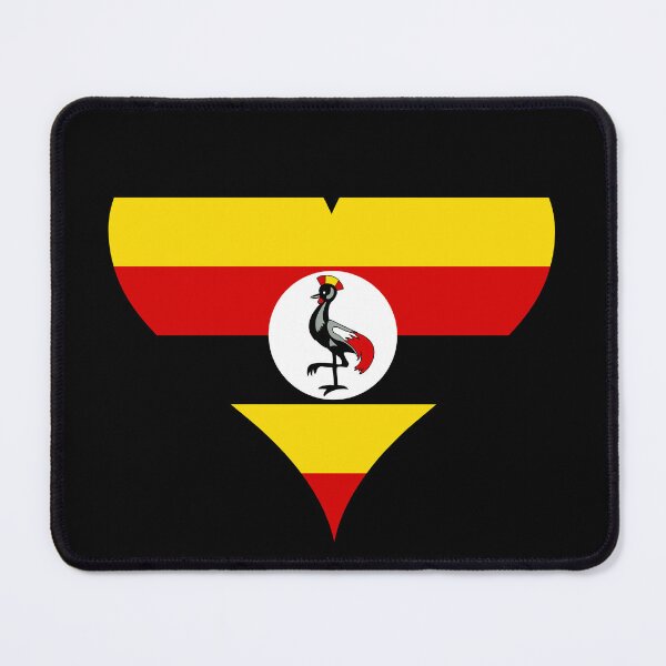 Item preview, Uganda Heart Flag designed and sold by NTGUILTY.