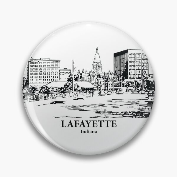 Item preview, Lafayette - Indiana designed and sold by Lakeric Cityscapes.