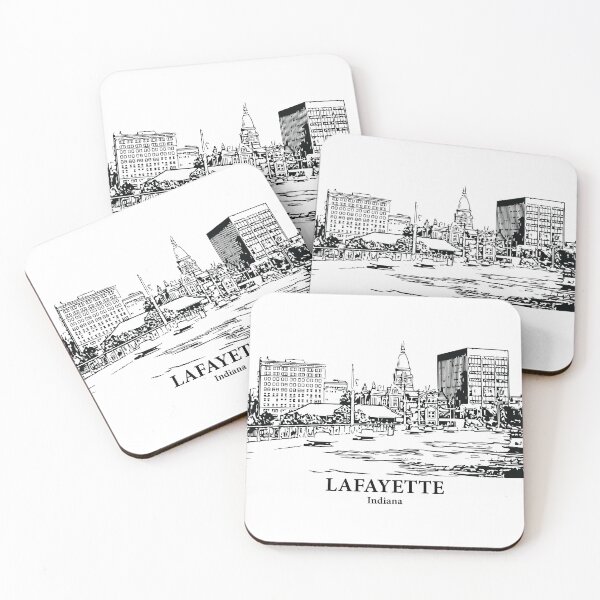 Item preview, Lafayette - Indiana designed and sold by Lakeric Cityscapes.
