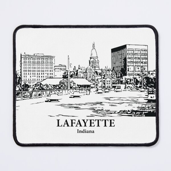Item preview, Lafayette - Indiana designed and sold by Lakeric Cityscapes.
