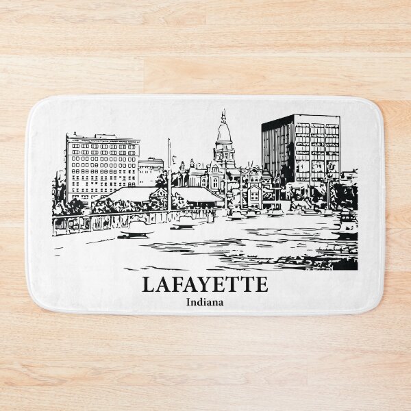 Item preview, Lafayette - Indiana designed and sold by Lakeric Cityscapes.