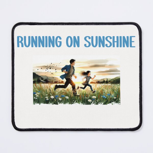 Item preview, Running on Sunshine – Father & Daughter Running Shirt designed and sold by Maggiepeshop.