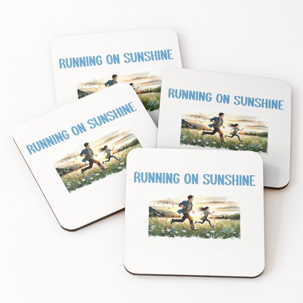 Item preview, Running on Sunshine – Father & Daughter Running Shirt designed and sold by Maggiepeshop.