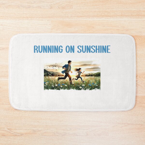 Item preview, Running on Sunshine – Father & Daughter Running Shirt designed and sold by Maggiepeshop.