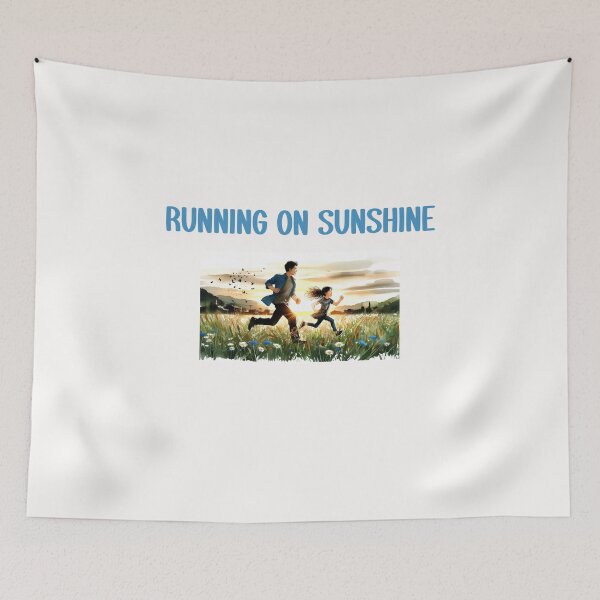 Item preview, Running on Sunshine – Father & Daughter Running Shirt designed and sold by Maggiepeshop.