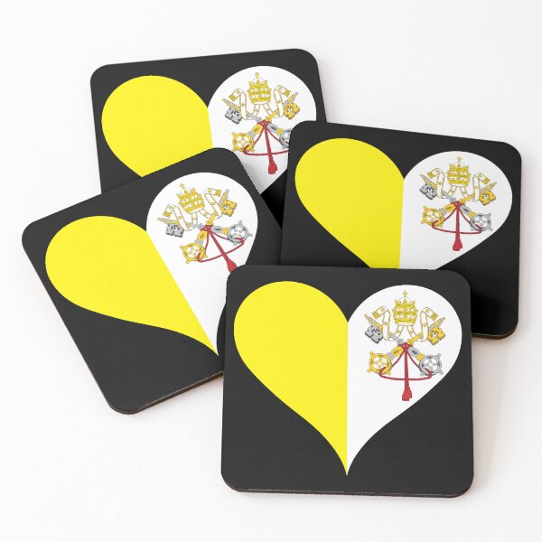 Item preview, Vatican City Heart Flag designed and sold by NTGUILTY.