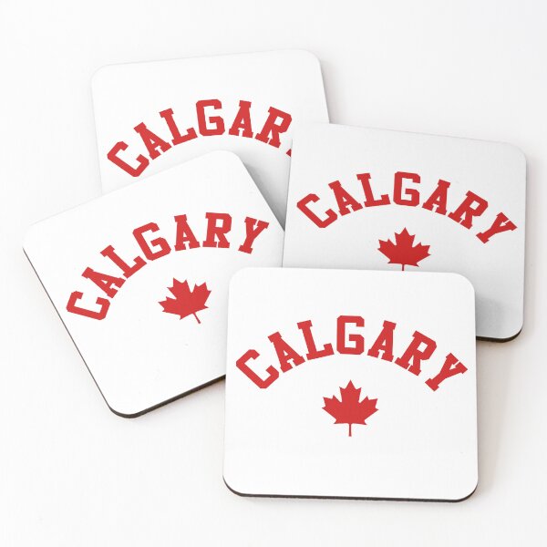 Item preview, Calgary Canada Maple Leaf Vintage Style Design designed and sold by Paper Drip.