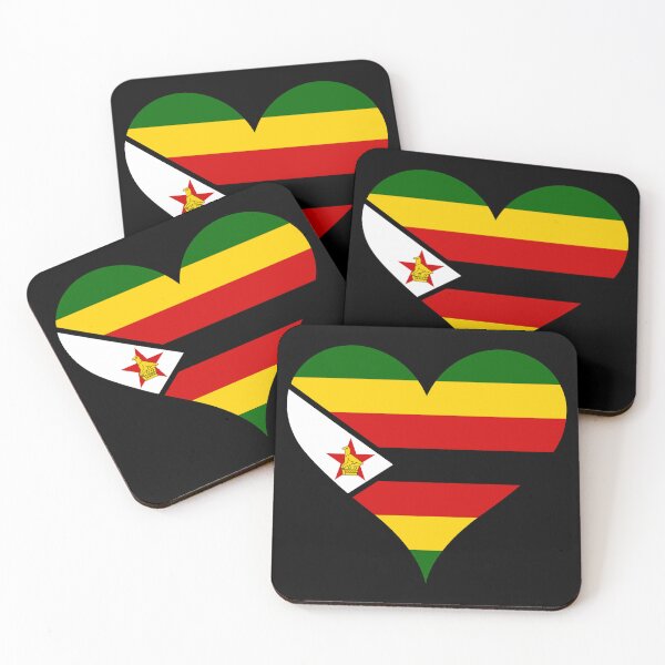 Item preview, Zimbabwe Heart Flag designed and sold by NTGUILTY.