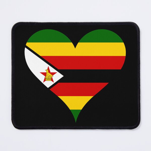 Item preview, Zimbabwe Heart Flag designed and sold by NTGUILTY.