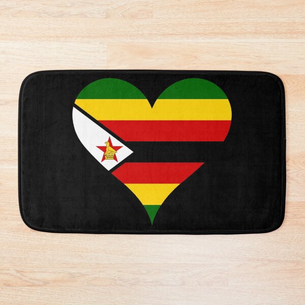 Item preview, Zimbabwe Heart Flag designed and sold by NTGUILTY.