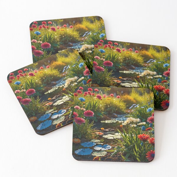 Item preview, A path of flowers and light designed and sold by PixelParadies.