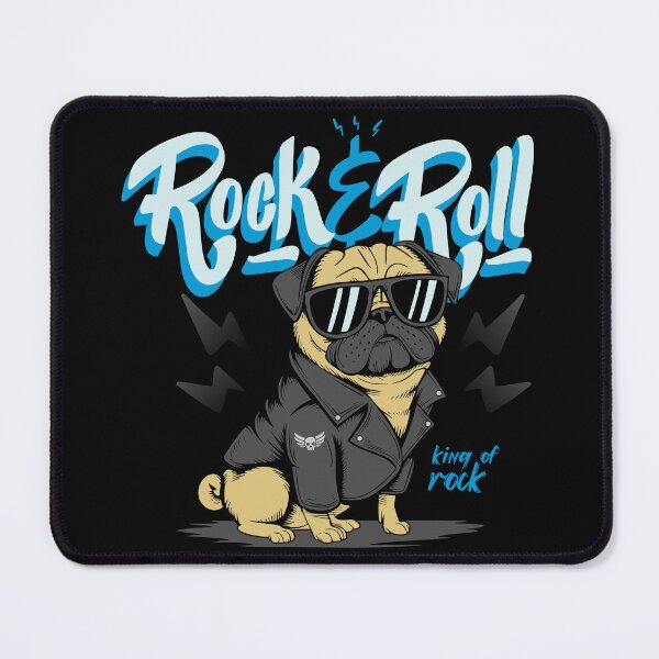 Item preview, rock and roll, pug designed and sold by fabiandesigns88.