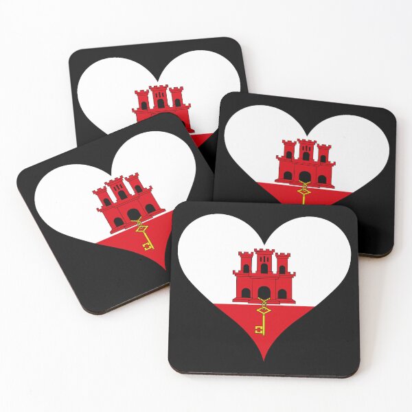 Item preview, Gibraltar Heart Flag designed and sold by NTGUILTY.