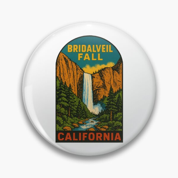 Item preview, Bridalveil Falls Vintage Style Decal designed and sold by Decal Mania.