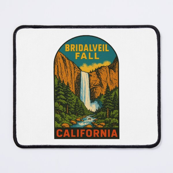 Item preview, Bridalveil Falls Vintage Style Decal designed and sold by Decal Mania.