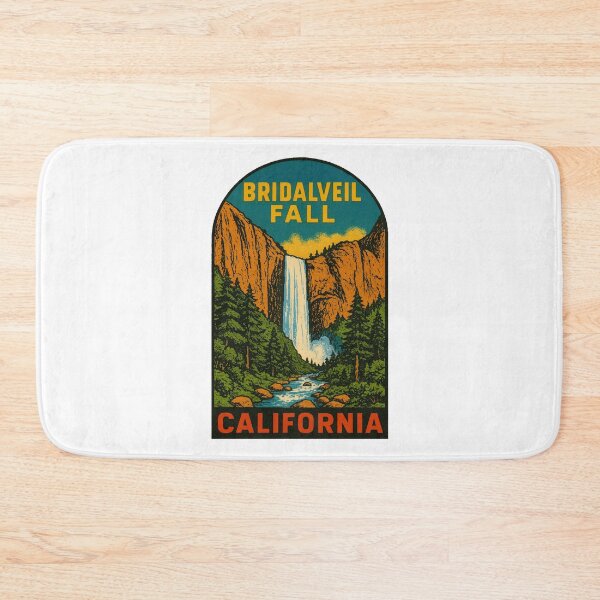 Item preview, Bridalveil Falls Vintage Style Decal designed and sold by Decal Mania.