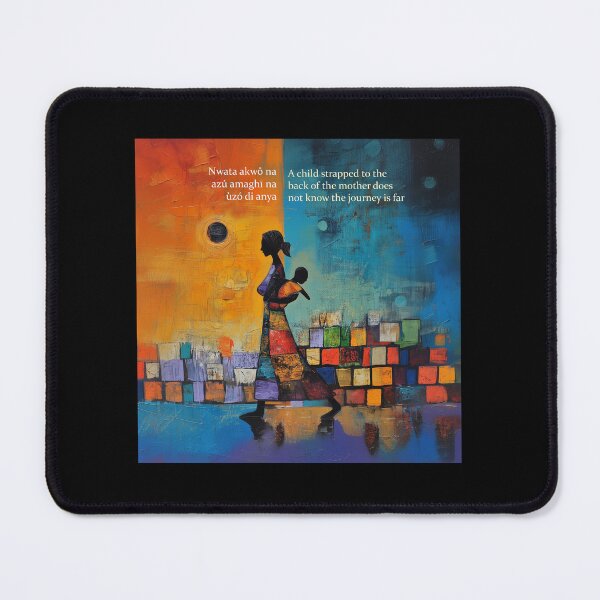Item preview, Nigerian Proverb A Child That Rides designed and sold by Abstractarium.