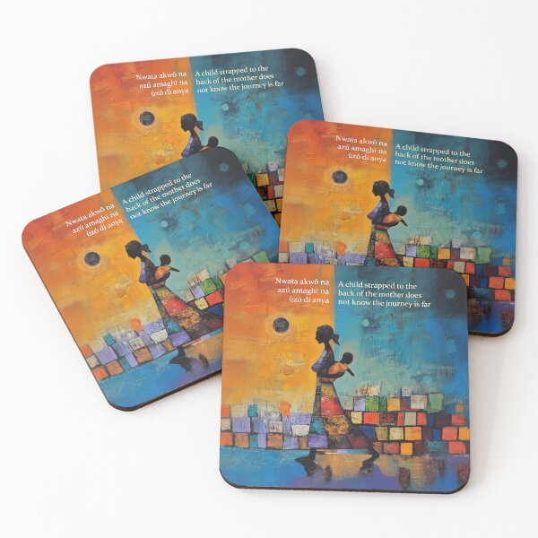 Item preview, Nigerian Proverb A Child That Rides designed and sold by Abstractarium.