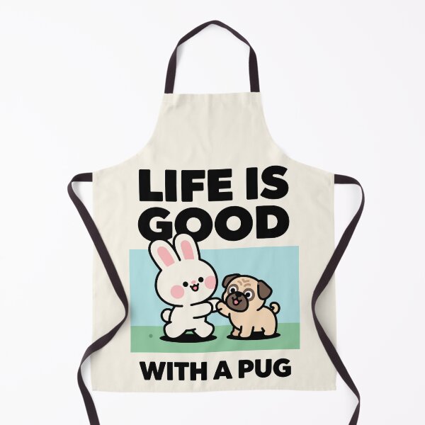 Item preview, Life is good with a Pug! designed and sold by Bird-and-Barnes.