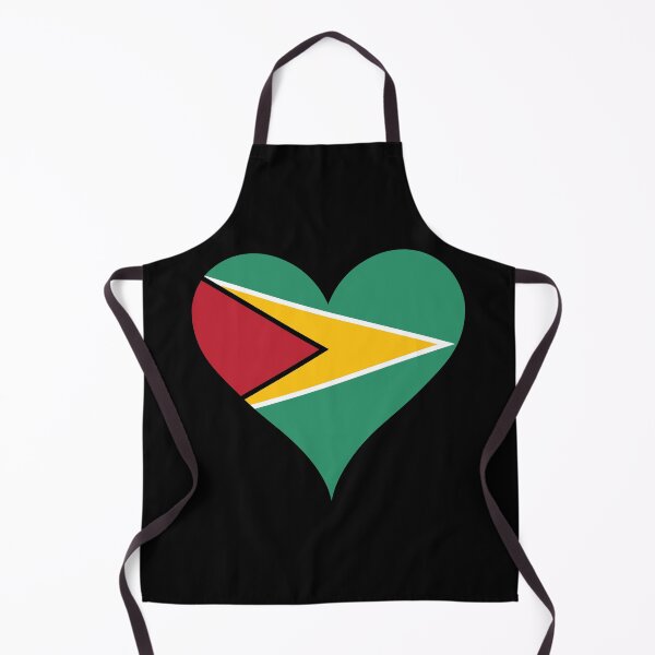 Item preview, Guyana Heart Flag designed and sold by NTGUILTY.