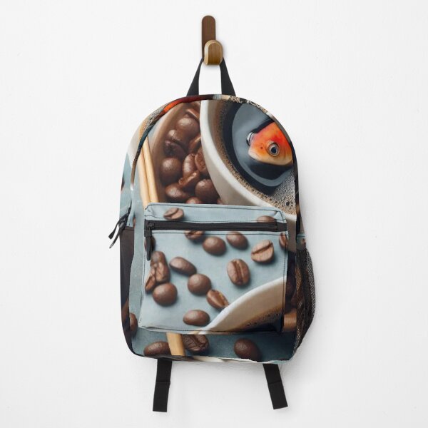 Item preview, A fish, swimming in a cup of coffee designed and sold by AngieStore16.