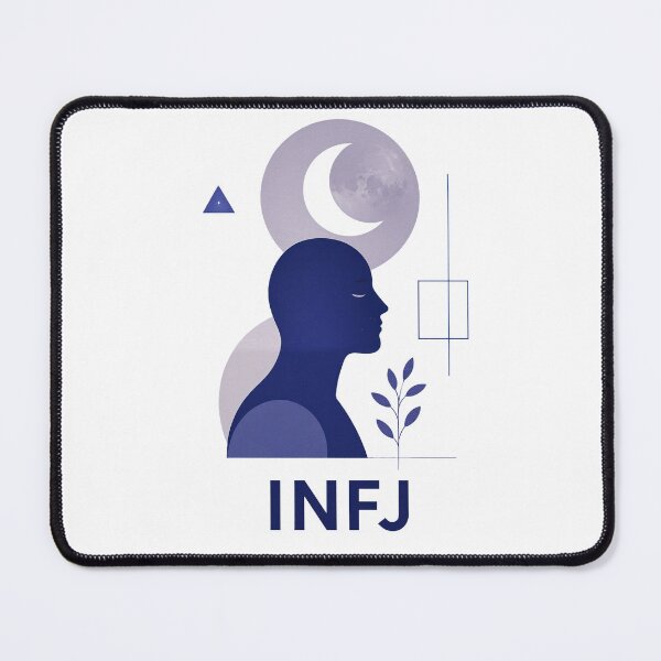 Item preview, INFJ Personality Introvert Minimalist Artwork (Center Print) designed and sold by W-Rm.