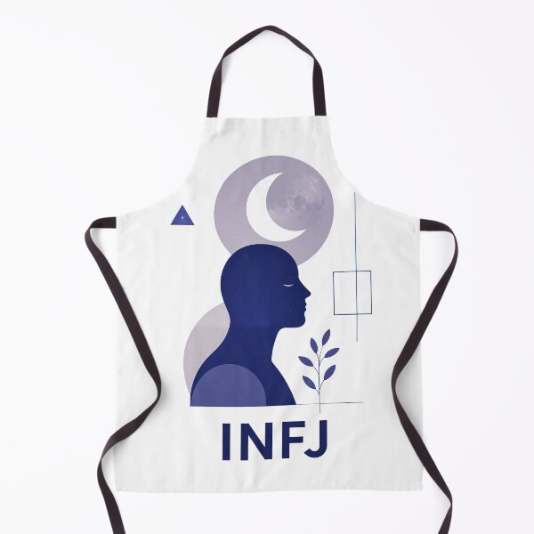 Item preview, INFJ Personality Introvert Minimalist Artwork (Center Print) designed and sold by W-Rm.