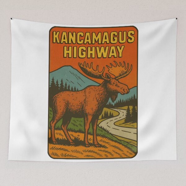 Item preview, Kancamagus Highway Vintage Style Decal designed and sold by Decal Mania.