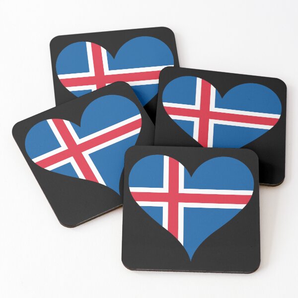 Item preview, Icelandic Heart Flag designed and sold by NTGUILTY.