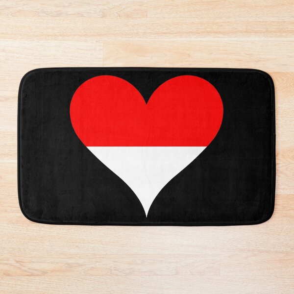 Item preview, Indonesia Heart Flag designed and sold by NTGUILTY.