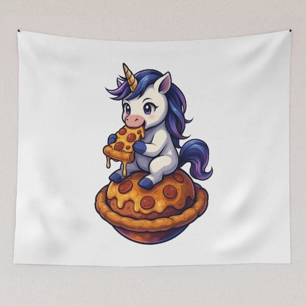 Item preview, „Cosmic Pizza Unicorn – Guardian of the Flavor Galaxy” designed and sold by MK-WOOD.