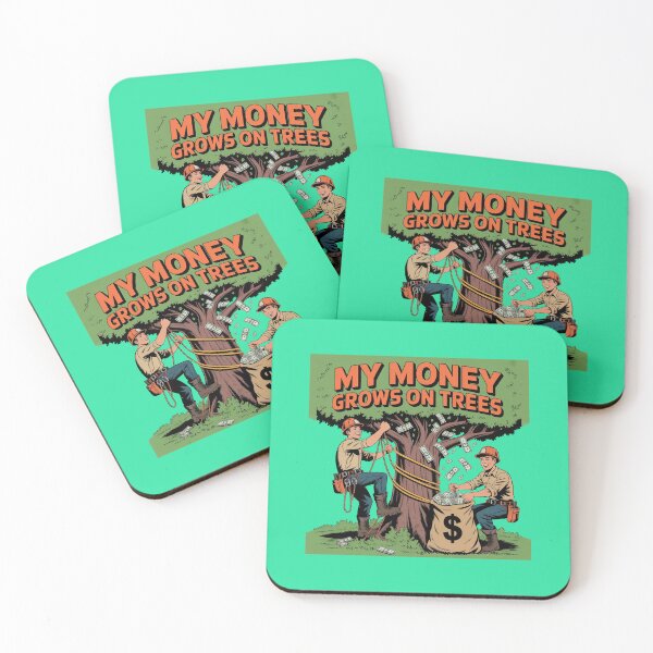 Item preview, "Funny  Arborists Cartoon - My Money Grrows on Trees" designed and sold by HolisticFurArt.
