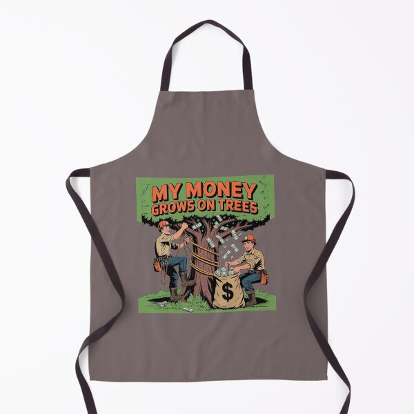Item preview, "Funny  Arborists Cartoon - My Money Grrows on Trees" designed and sold by HolisticFurArt.