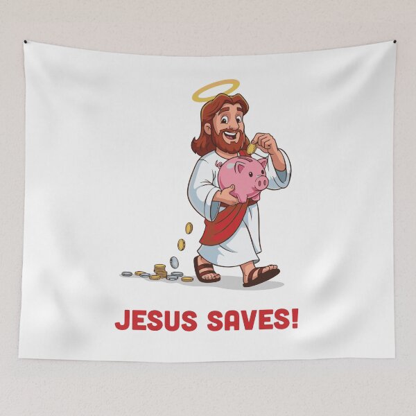Item preview, Jesus Saves! designed and sold by Richard Rabassa.