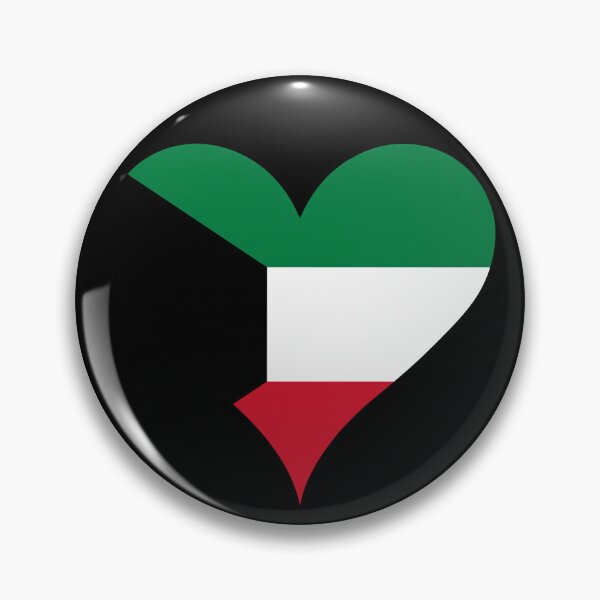 Item preview, Kuwait Heart Flag designed and sold by NTGUILTY.