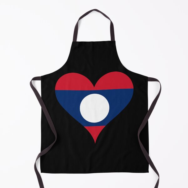 Item preview, Laos Heart Flag designed and sold by NTGUILTY.