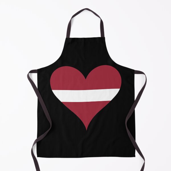 Item preview, Latvia Heart Flag designed and sold by NTGUILTY.