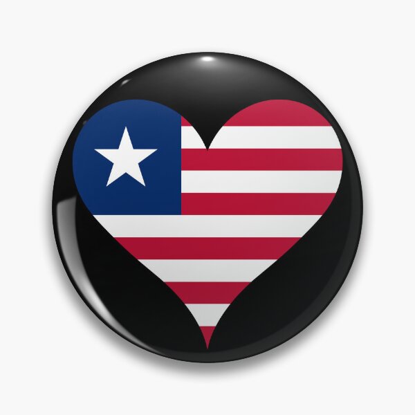Item preview, Liberia Heart Flag designed and sold by NTGUILTY.
