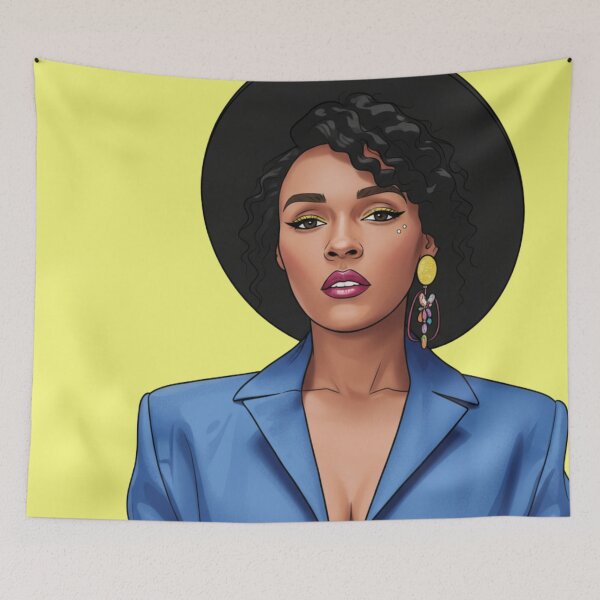 Item preview, Janelle Monáe Cartoon designed and sold by MattBStickers.