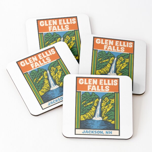Item preview, Glen Ellis Falls Vintage Style Decal designed and sold by Decal Mania.
