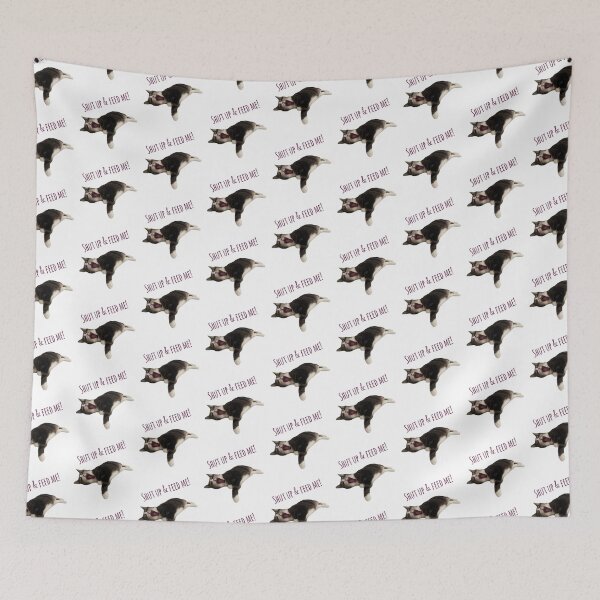 Item preview, Shut Up & Feed Me designed and sold by BooksMyCatsStol.