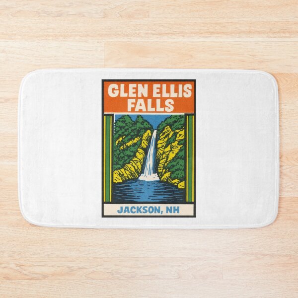 Item preview, Glen Ellis Falls Vintage Style Decal designed and sold by Decal Mania.
