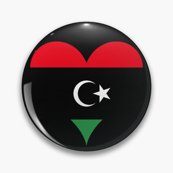 Item preview, Libya Heart Flag designed and sold by NTGUILTY.
