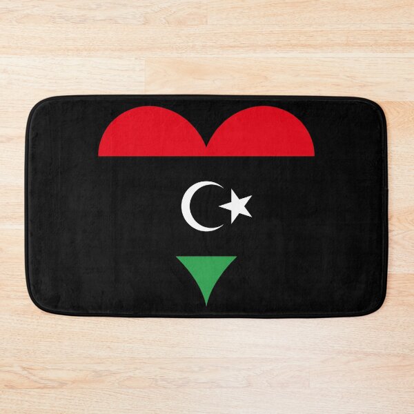 Item preview, Libya Heart Flag designed and sold by NTGUILTY.
