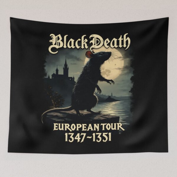 Item preview, Black Death - European Tour 1347–1351 Plague Rat Artwork designed and sold by willielmack.