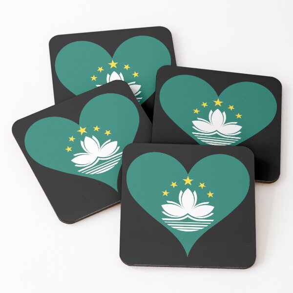 Item preview, Macau Heart Flag designed and sold by NTGUILTY.