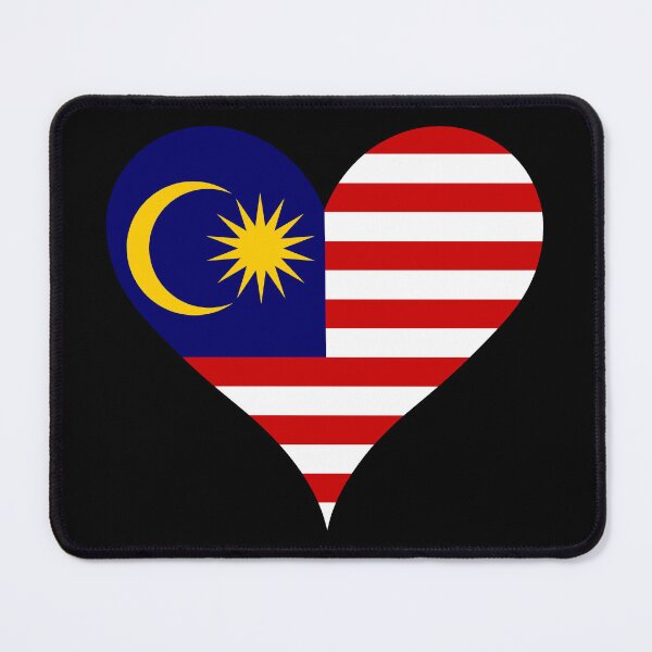 Item preview, Malaysia Heart Flag designed and sold by NTGUILTY.